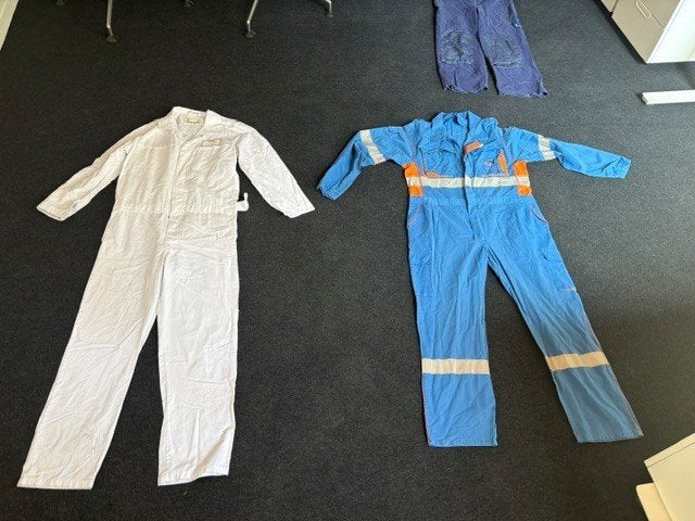 Gebruikte Overalls (partij) maat M (48-50-52), Tuin en Terras, Werkkleding, Ophalen of Verzenden, Gebruikt, Dames, Overall