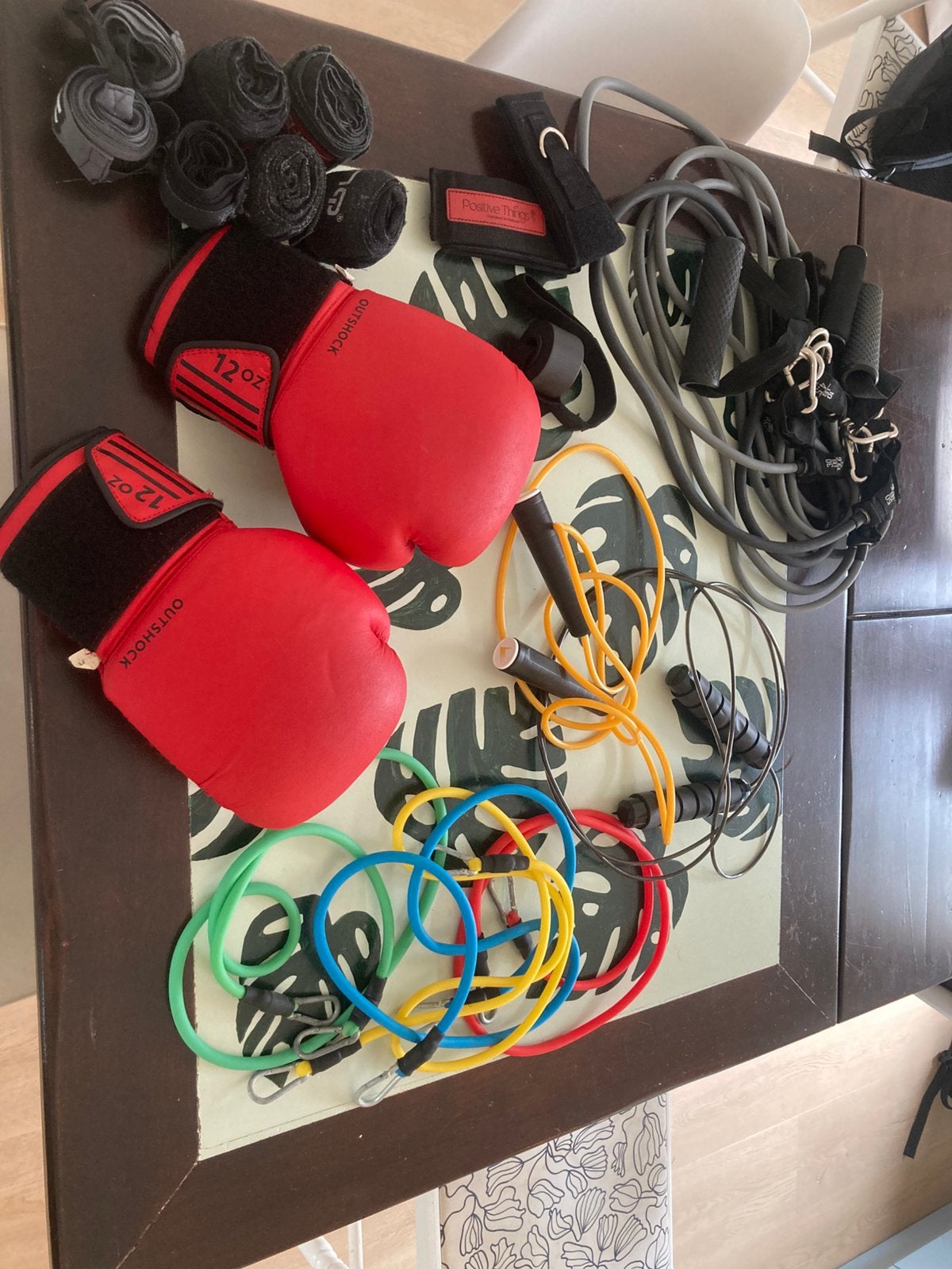 Diverse klein sportspullen, Sport en Fitness, Fitnessmaterialen, Ophalen, Zo goed als nieuw, Weerstandband