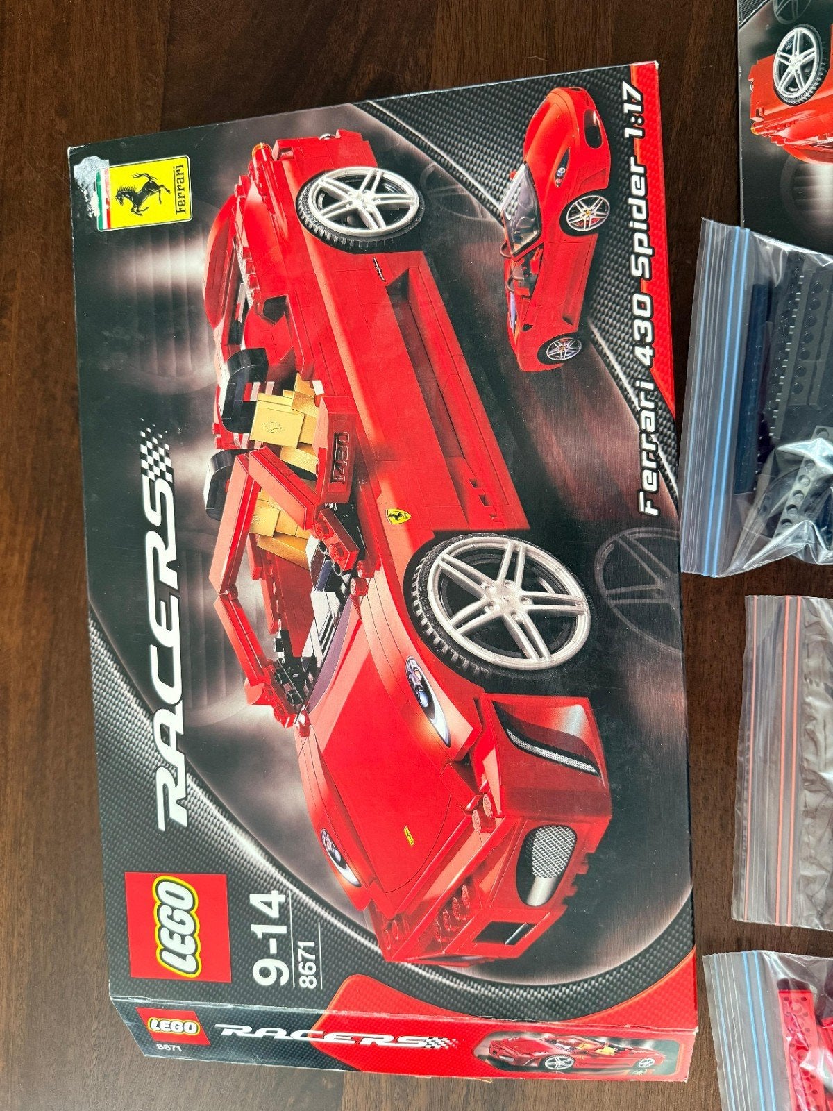 Lego Racers 8671 Ferrari 430 Spider 1:17 - Complete Set, Compleet, Gebruikt, Lego, Ophalen of Verzenden