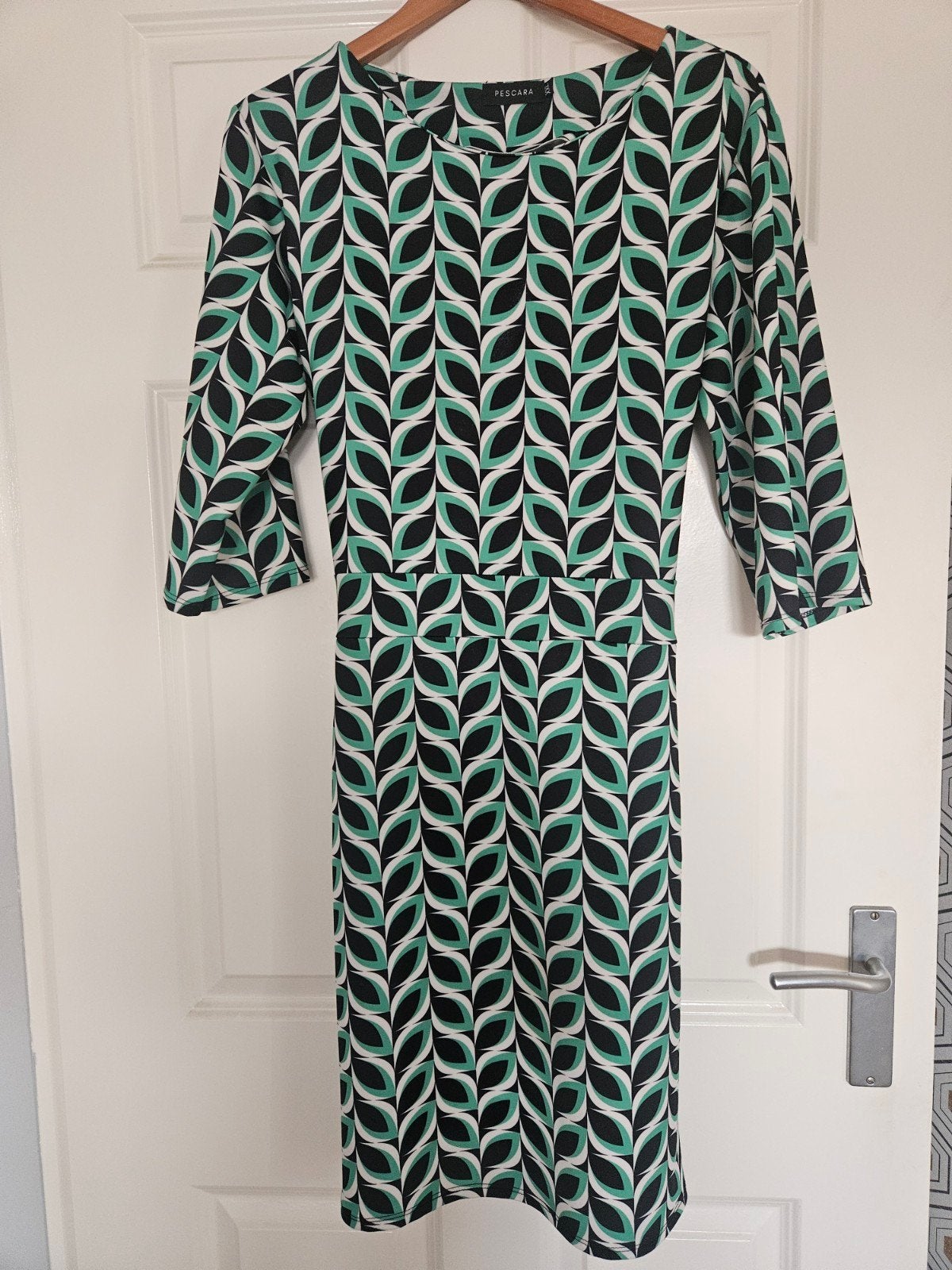 Retro print jurk Pescara xxl (44), Kleding | Dames, Maat 42/44 (L), Pescara, Ophalen of Verzenden, Zo goed als nieuw