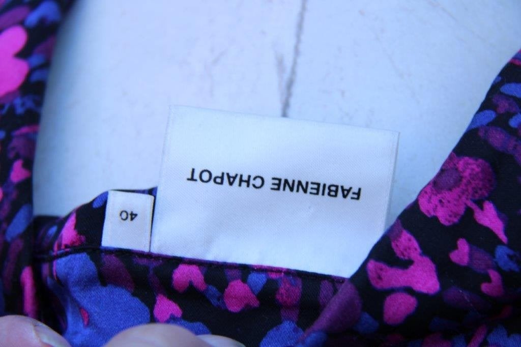 Blouse zwart/ roze/ blauw Fabienne Chapot mt 40 Vaste prijs, Maat 38/40 (M), Zwart, Ophalen of Verzenden, Zo goed als nieuw