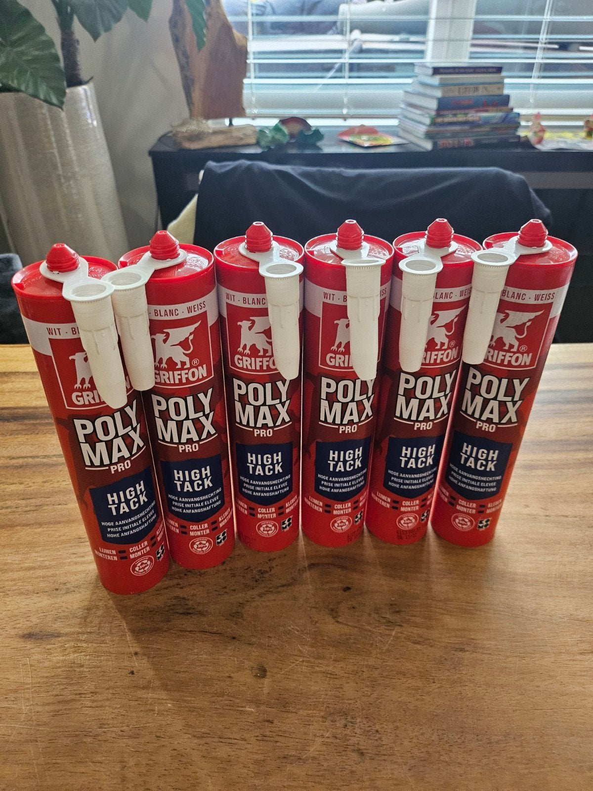 6x Griffon Poly Max Pro High Tack Kit - Wit, Ophalen of Verzenden, Nieuw