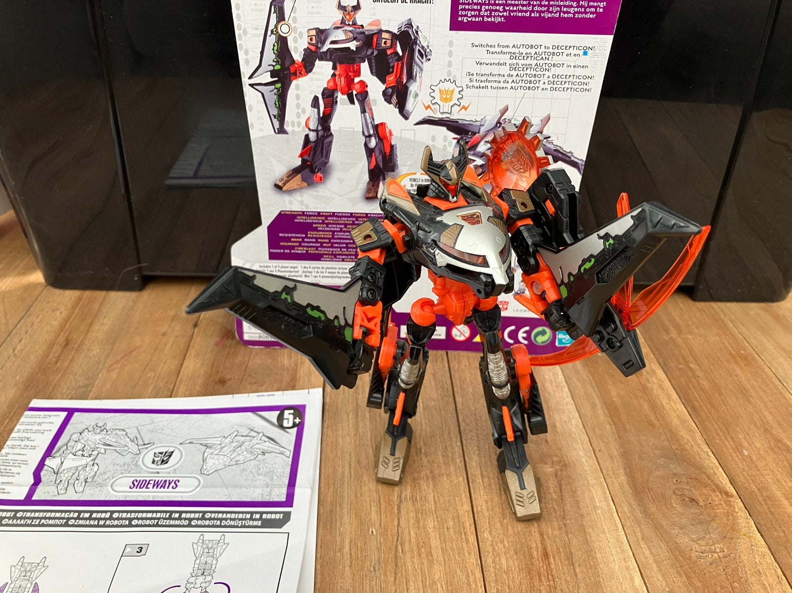 Transformers Cybertron Sideways, Verzamelen, Transformers, Overige generaties, Ophalen of Verzenden, Zo goed als nieuw