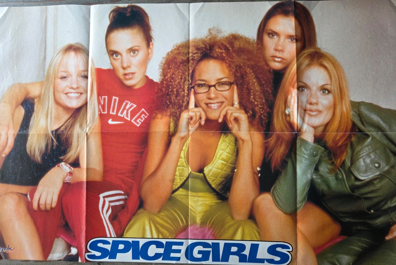 Spice Girls Break-Out Poster - 54x87cm, Verzamelen, Ophalen of Verzenden, Zo goed als nieuw, A1 t/m A3, Muziek