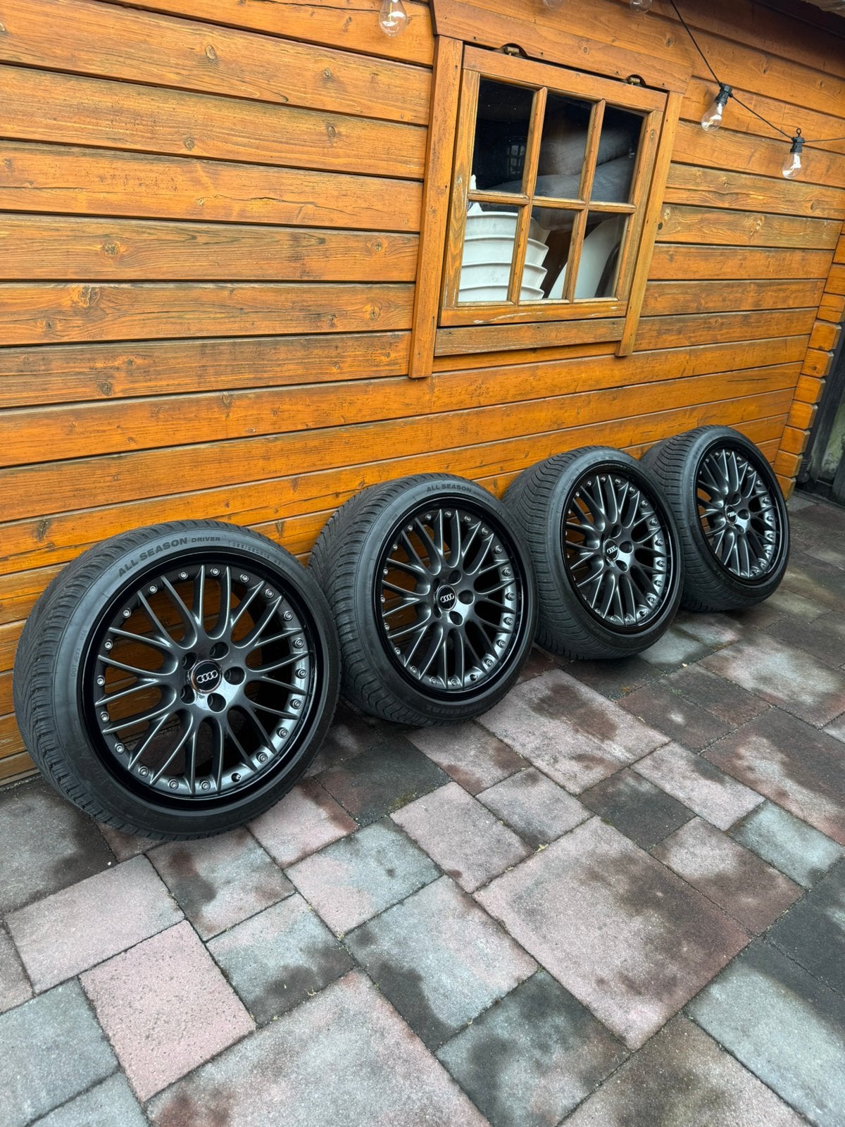 Audi A5 en A4 19 inch origineel audi BBS, Auto-onderdelen, Gebruikt, 255 mm, Banden en Velgen, All Season