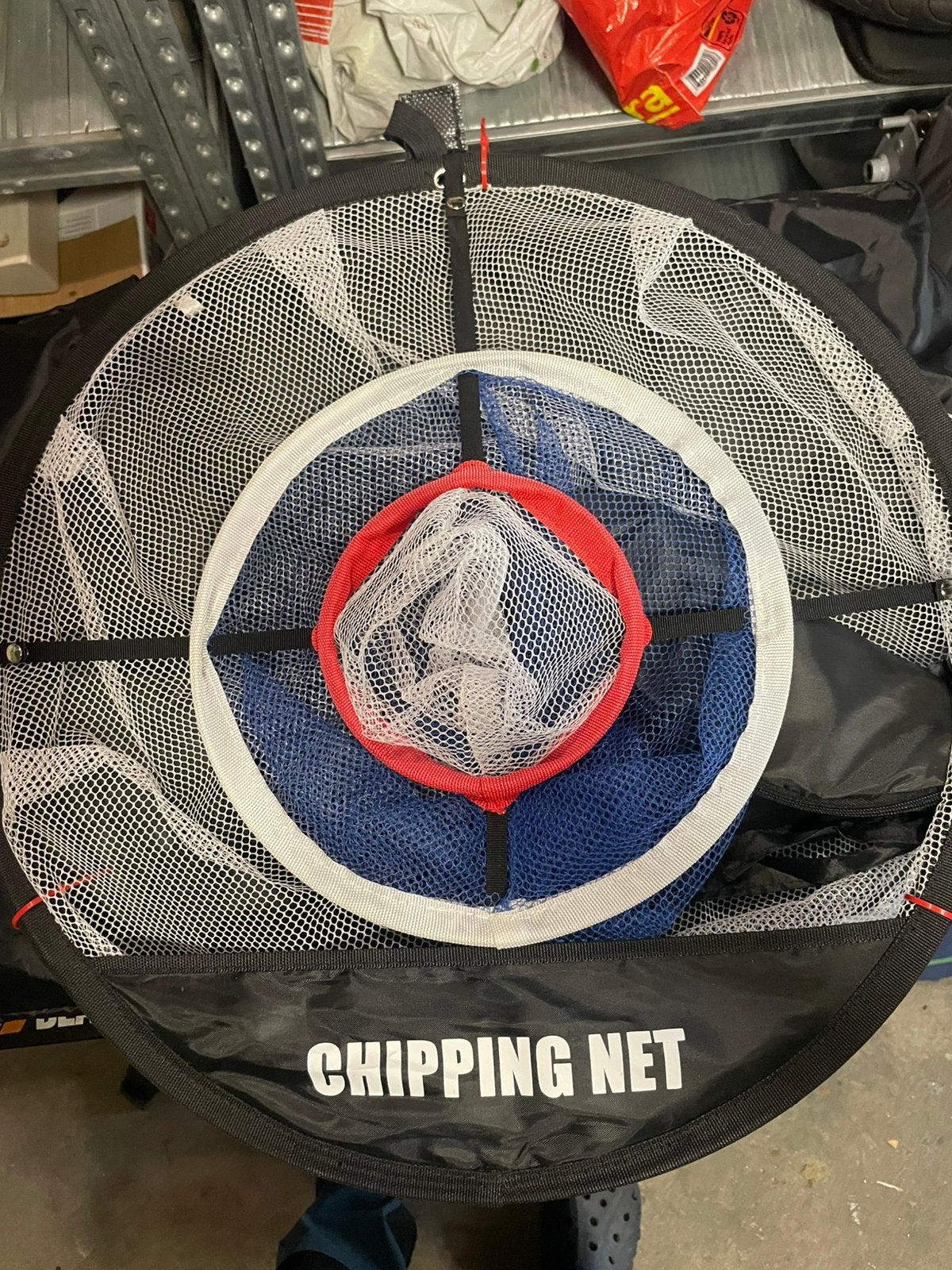 Chipnet voor golf; zgan, Ophalen of Verzenden, Zo goed als nieuw, Tas