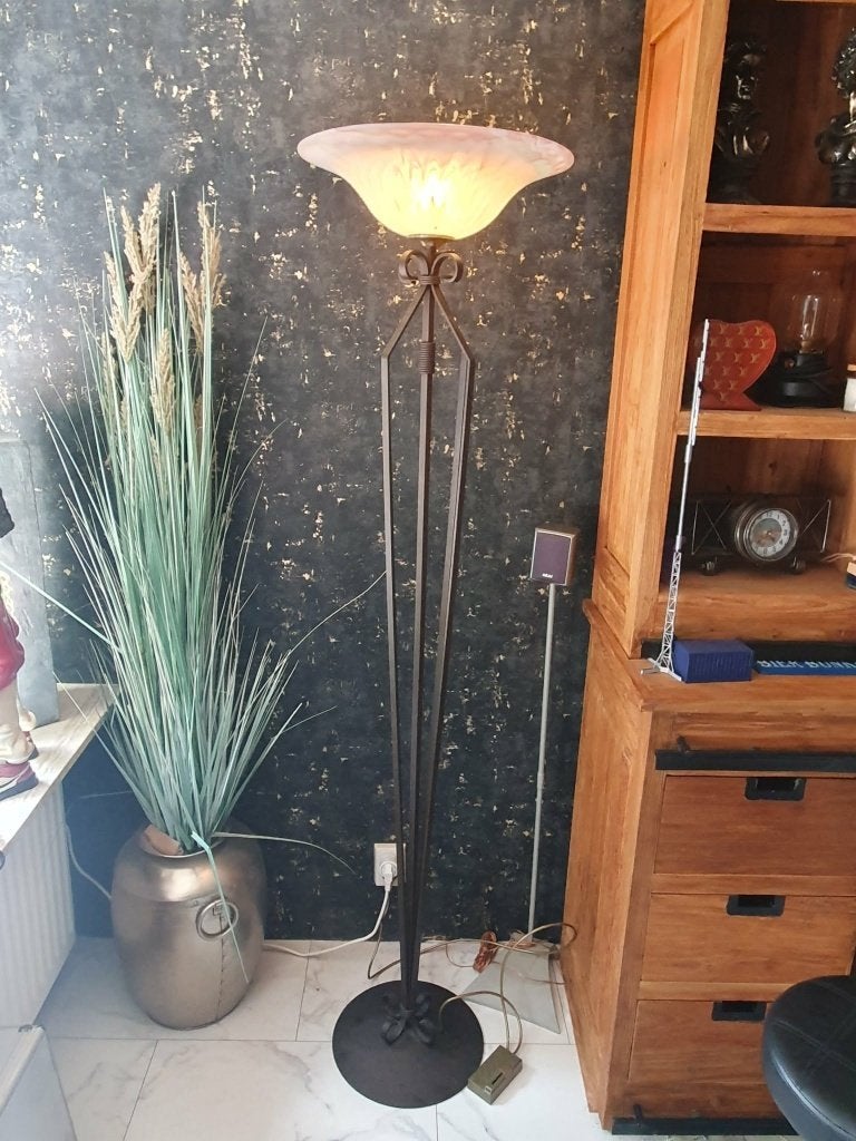 vloerlamp, Ophalen, Gebruikt, Glas, 150 tot 200 cm
