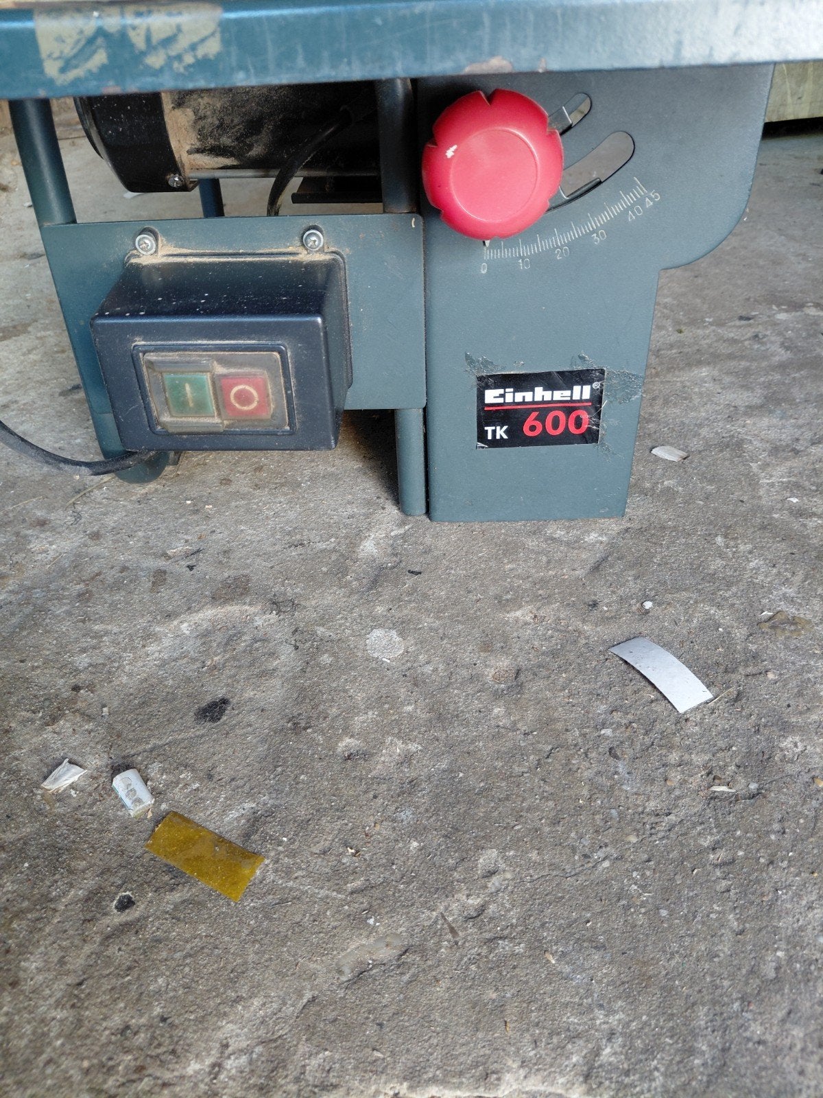 Einhell tafelzaagmachie., Ophalen, 1200 watt of meer, Cirkelzaag, 30 tot 70 mm