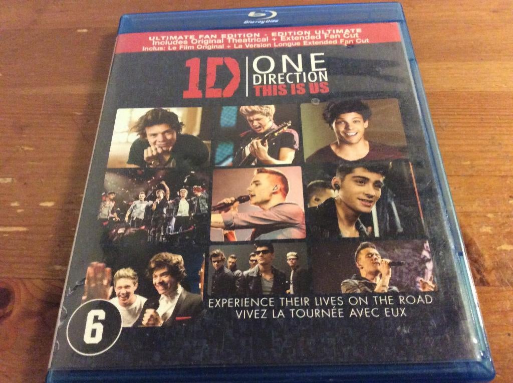 One Direction. This is Us, 1D blu-ray Ultimate fan edition, Ophalen of Verzenden, Gebruikt, Muziek en Concerten