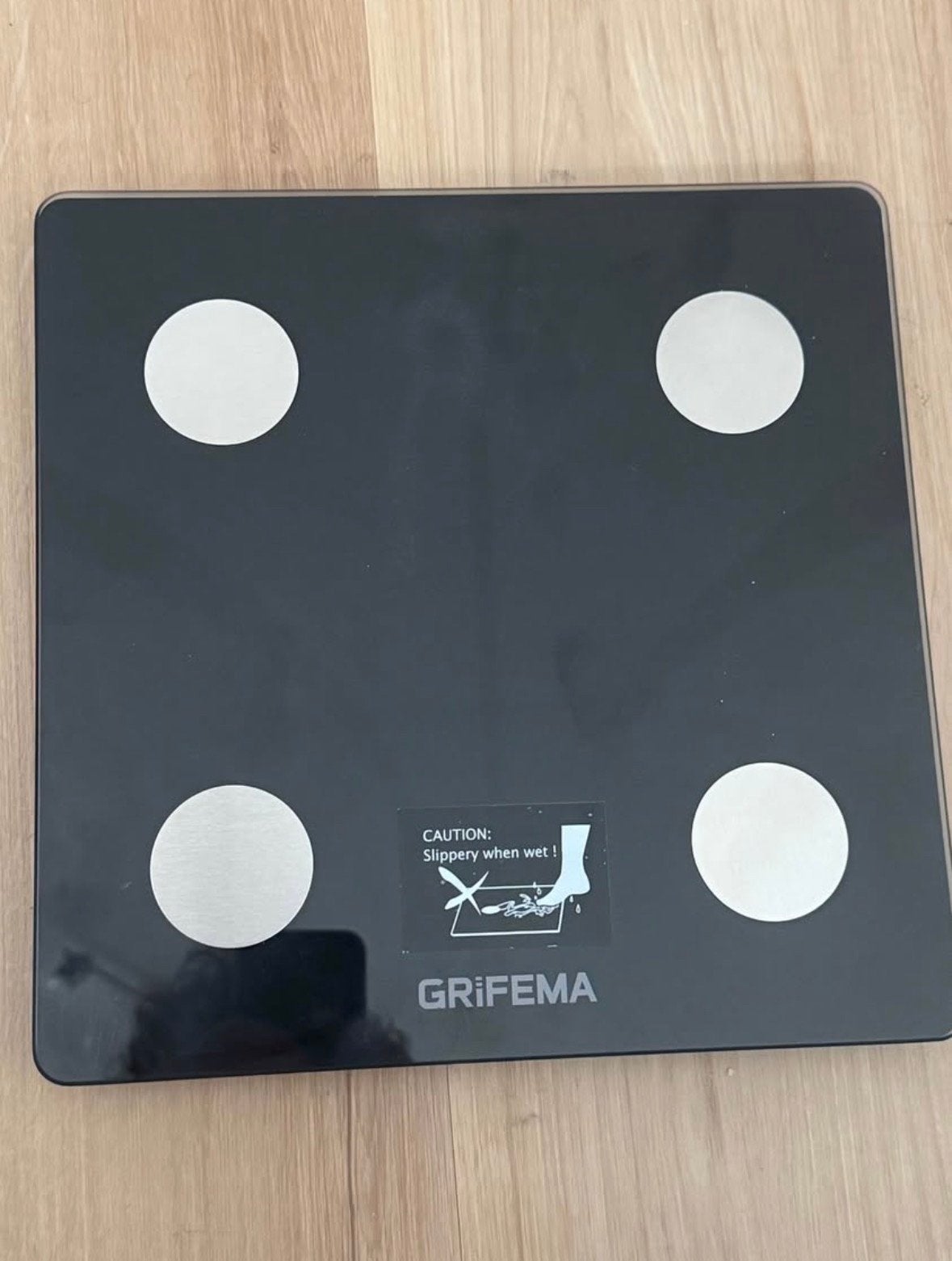 GRIFEMA Digital Bathroom Scale, Ophalen, 100 kg of meer, Personenweegschaal, Fijner dan 1 gram
