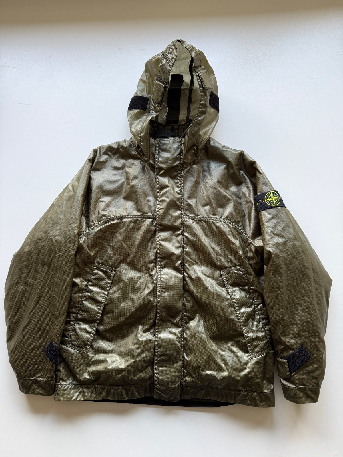 Stone Island Glass Cover-TC Jas - Maat M, Ophalen of Verzenden, Zo goed als nieuw, Maat 48/50 (M), Groen