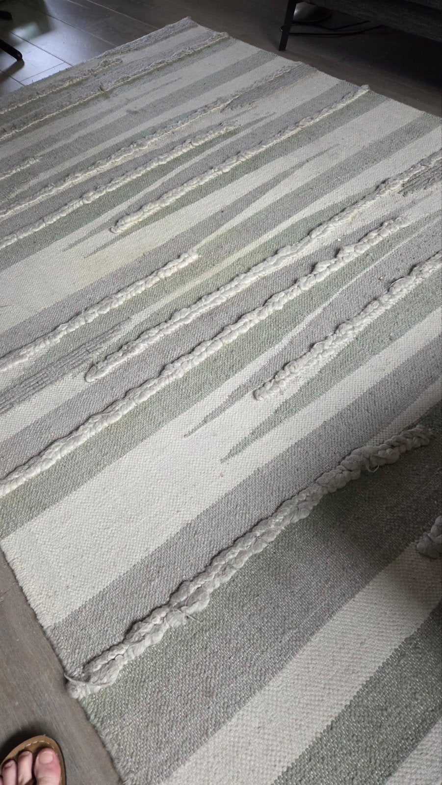 Vloerkleed zeer mooi, Ophalen, Gebruikt, Groen, Modern