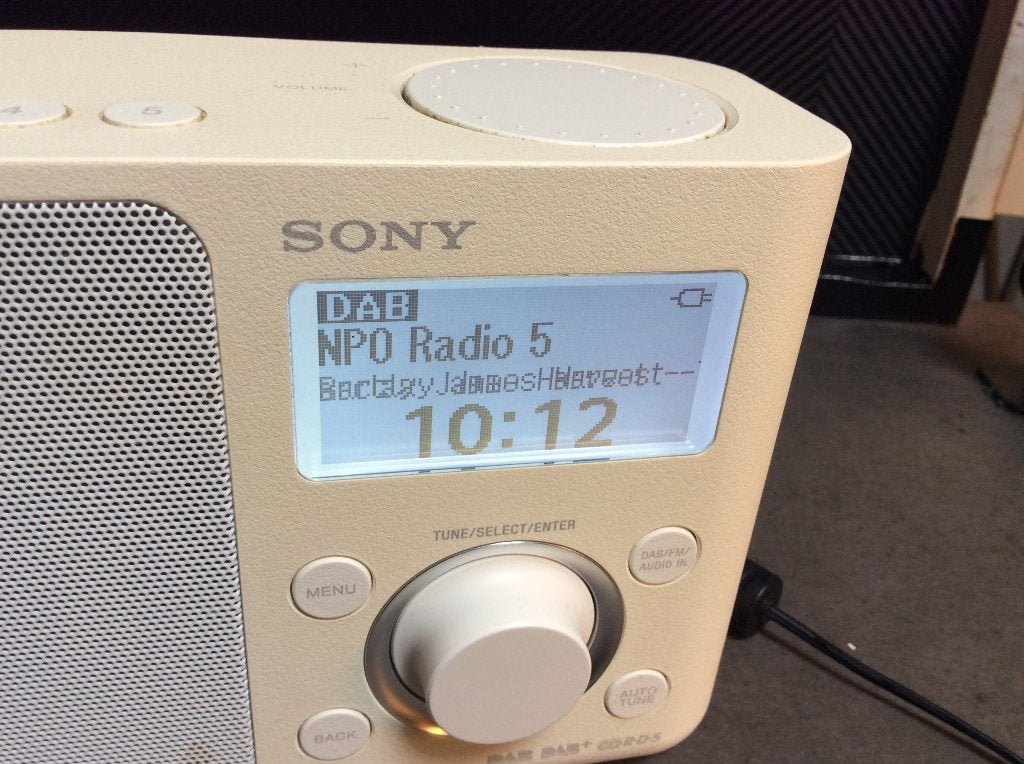 Sony XDR-S61D - DAB+ Portable  Radio, Ophalen of Verzenden, Gebruikt, Radio