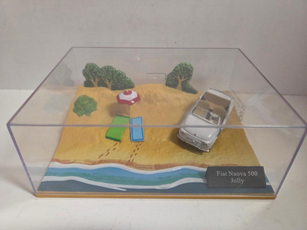 Ixo/Altaya Fiat 500 diorama 1:43, Overige merken, Auto, ., Ophalen of Verzenden