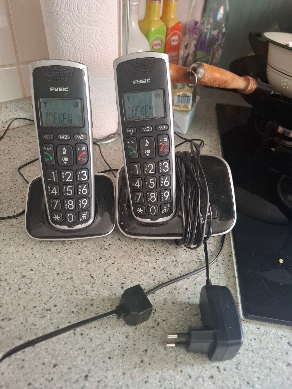 handsets grote toetsen, Telecommunicatie, Vaste telefoons | Handsets en Draadloos, Ophalen of Verzenden, 2 handsets