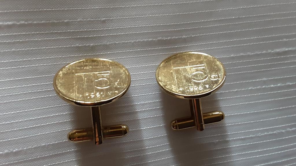 MANCHETKNOPEN ALS 5 CT (NR 25), Ophalen of Verzenden, Zo goed als nieuw, Overige materialen