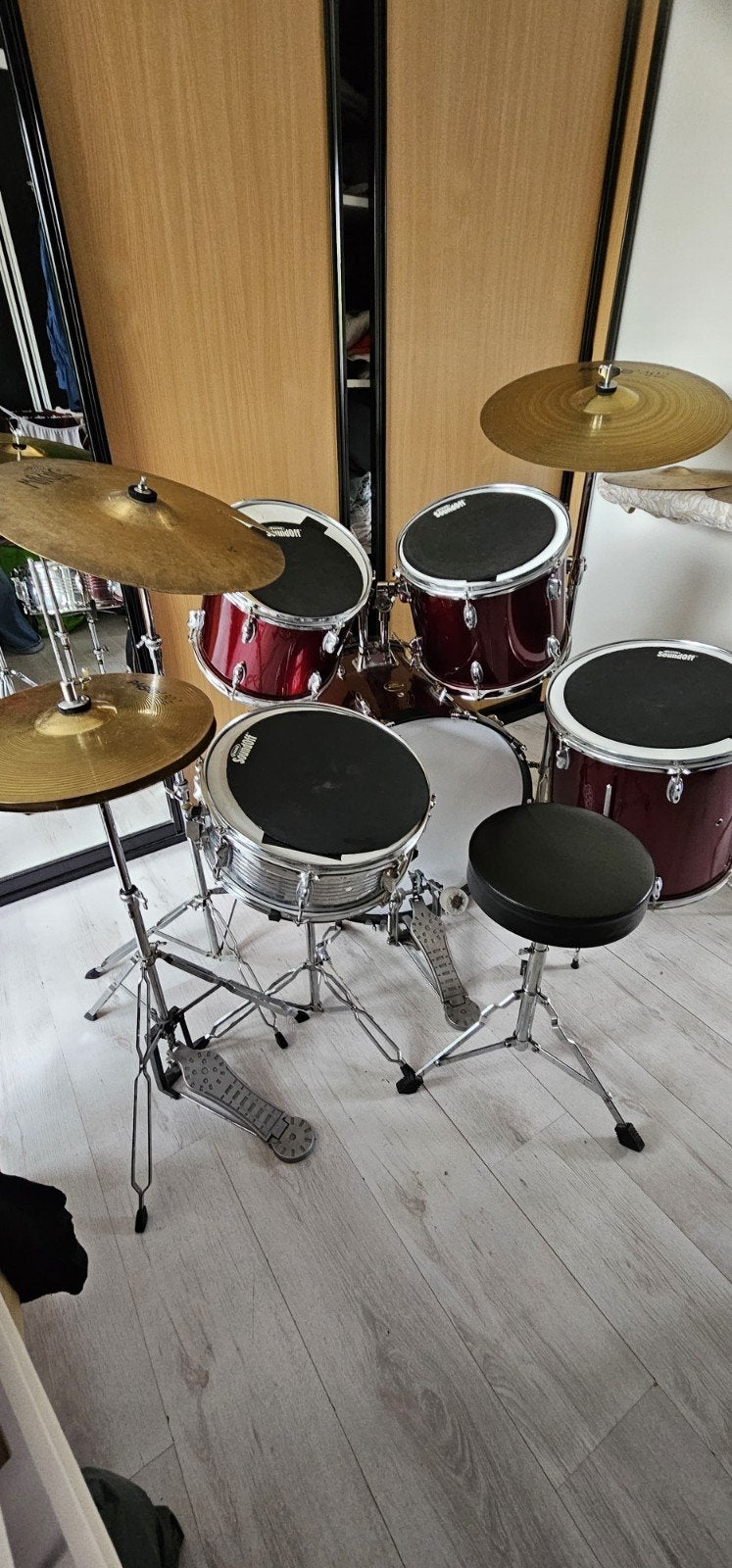 Compleet Drumstel - Ideaal voor beginners/oefenen, Ophalen, Gebruikt, Overige merken