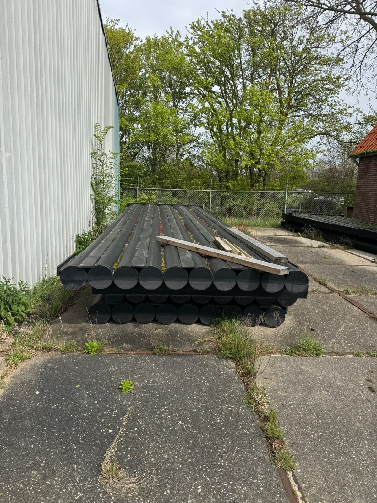 Te koop 3 x kunststof vlot 9m1 x 2,7m1, Ophalen, Overige typen