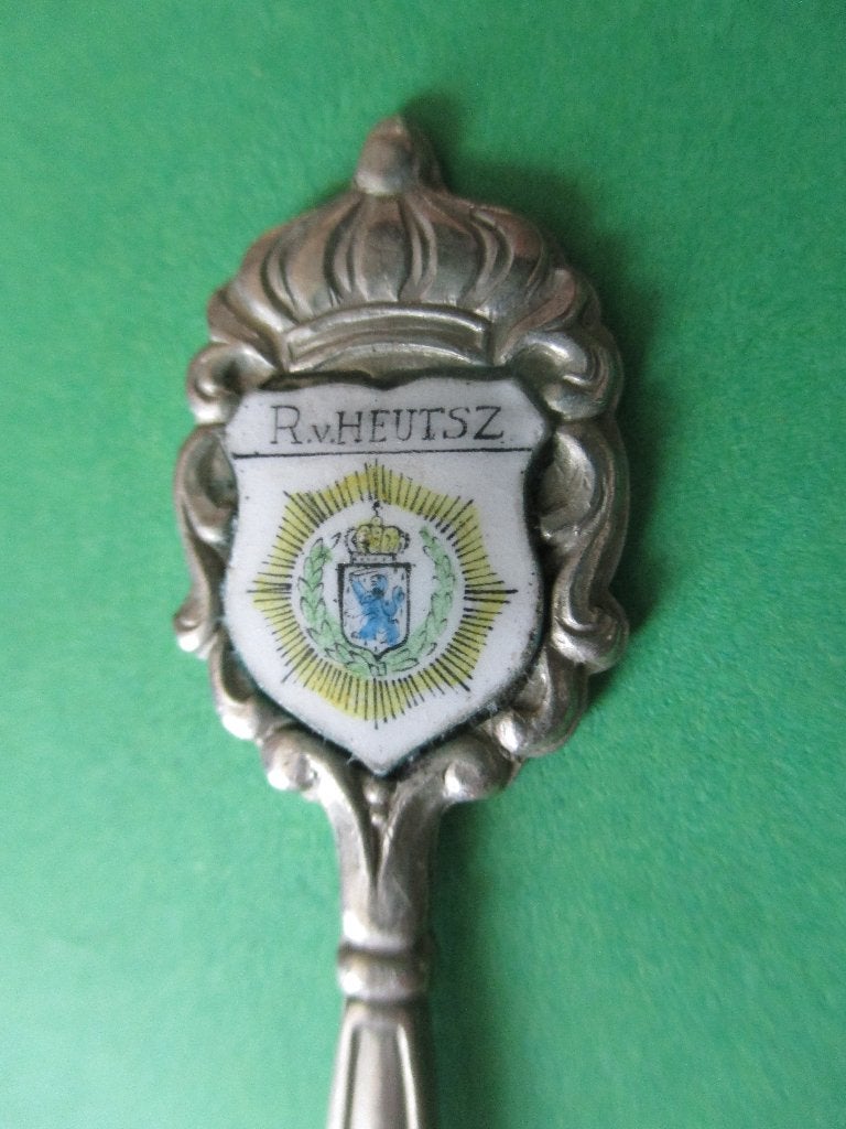 Lepeltje R.v.HEUTSZ met wapenschild, Verzenden, Gebruikt