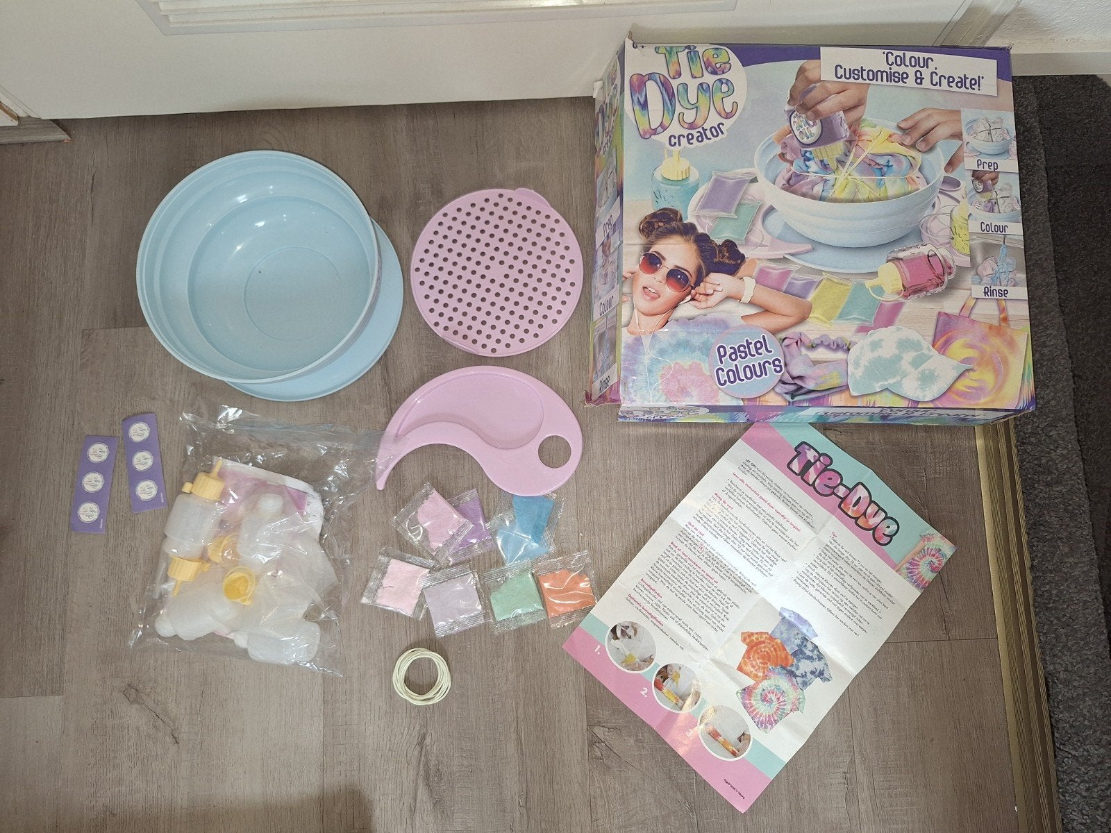 Tie Dye Creator Set - Pastel Kleuren met 8 Kleuren, Ophalen of Verzenden, Nieuw