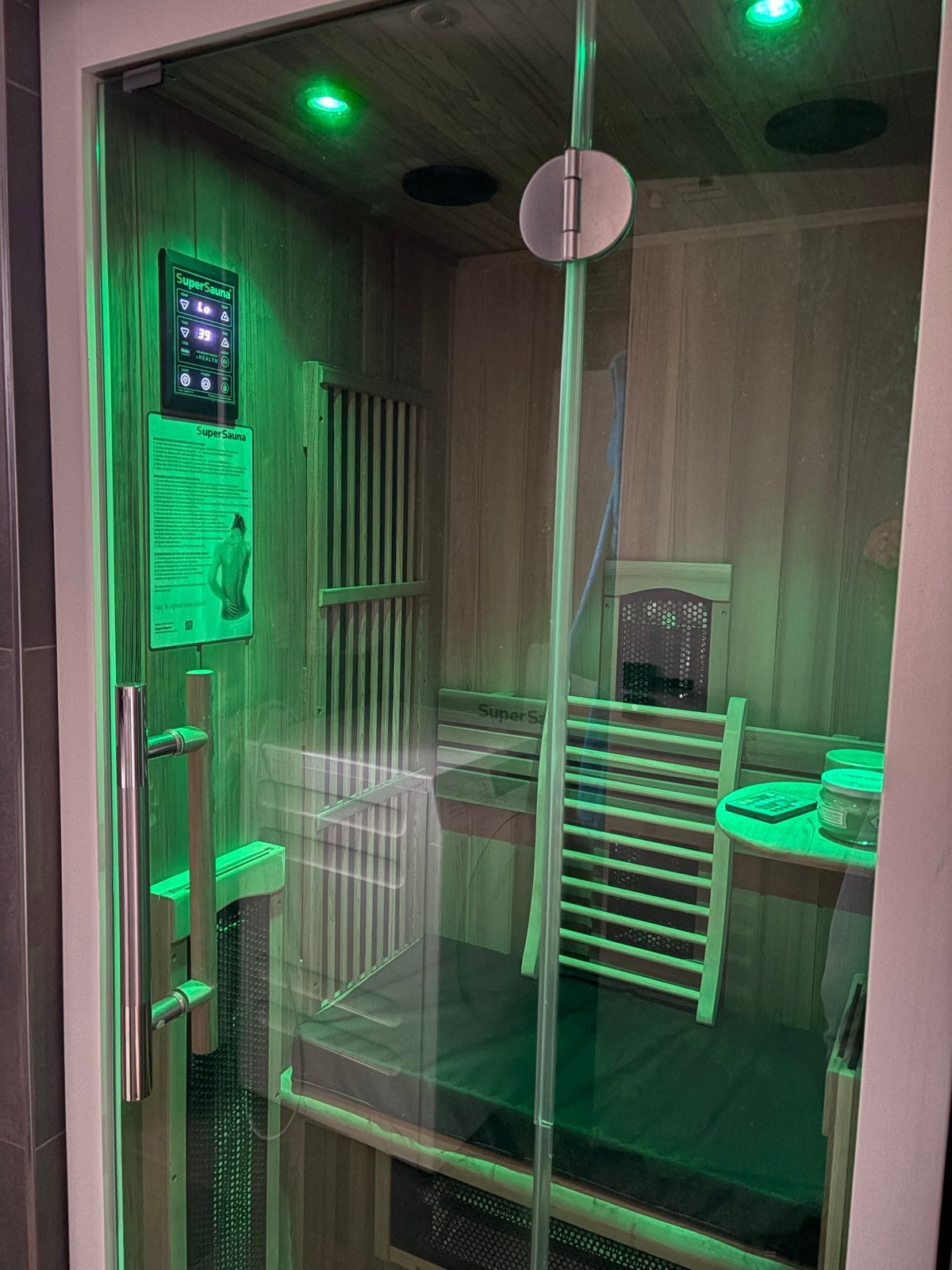 Supersauna Valero 95 Infrarood Sauna - Zo goed als nieuw, Ophalen, Zo goed als nieuw, Infrarood, Complete sauna