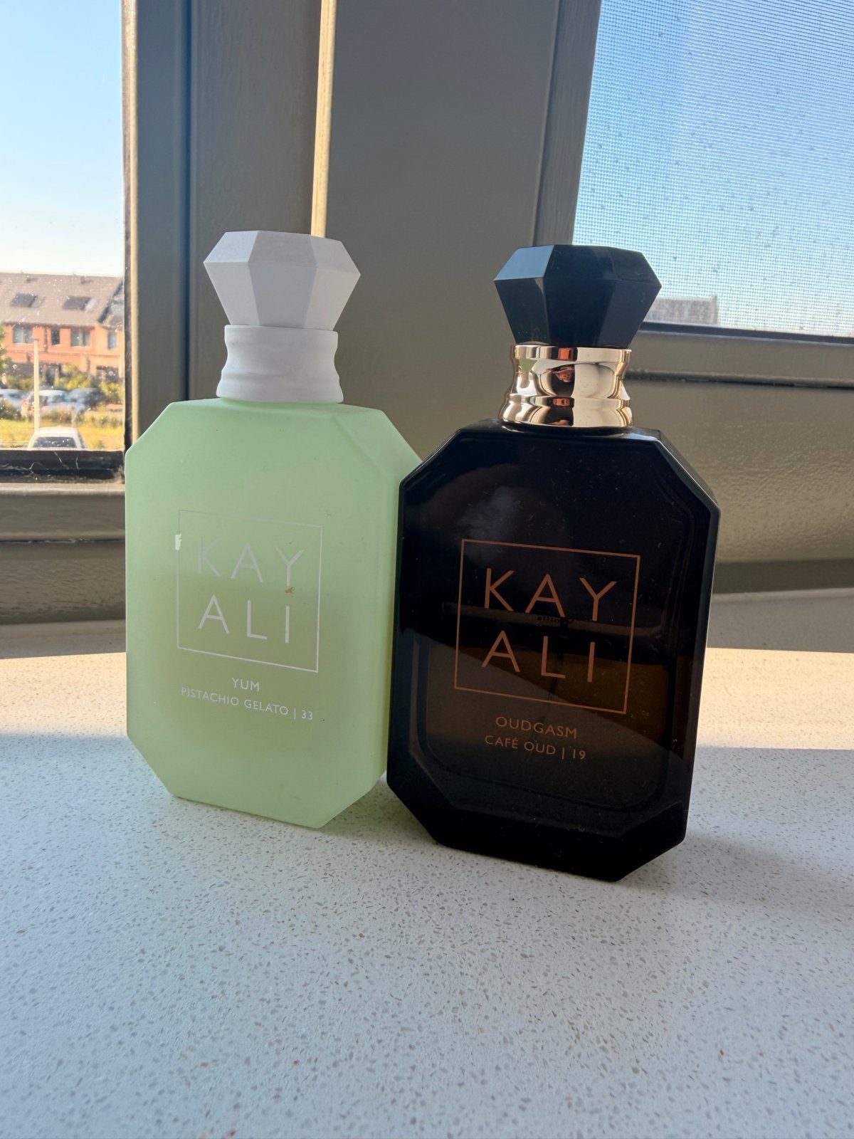 KAYALI Yum Pistachio Gelato & Oudgasm Cafe Oud Parfums, Ophalen of Verzenden, Zo goed als nieuw