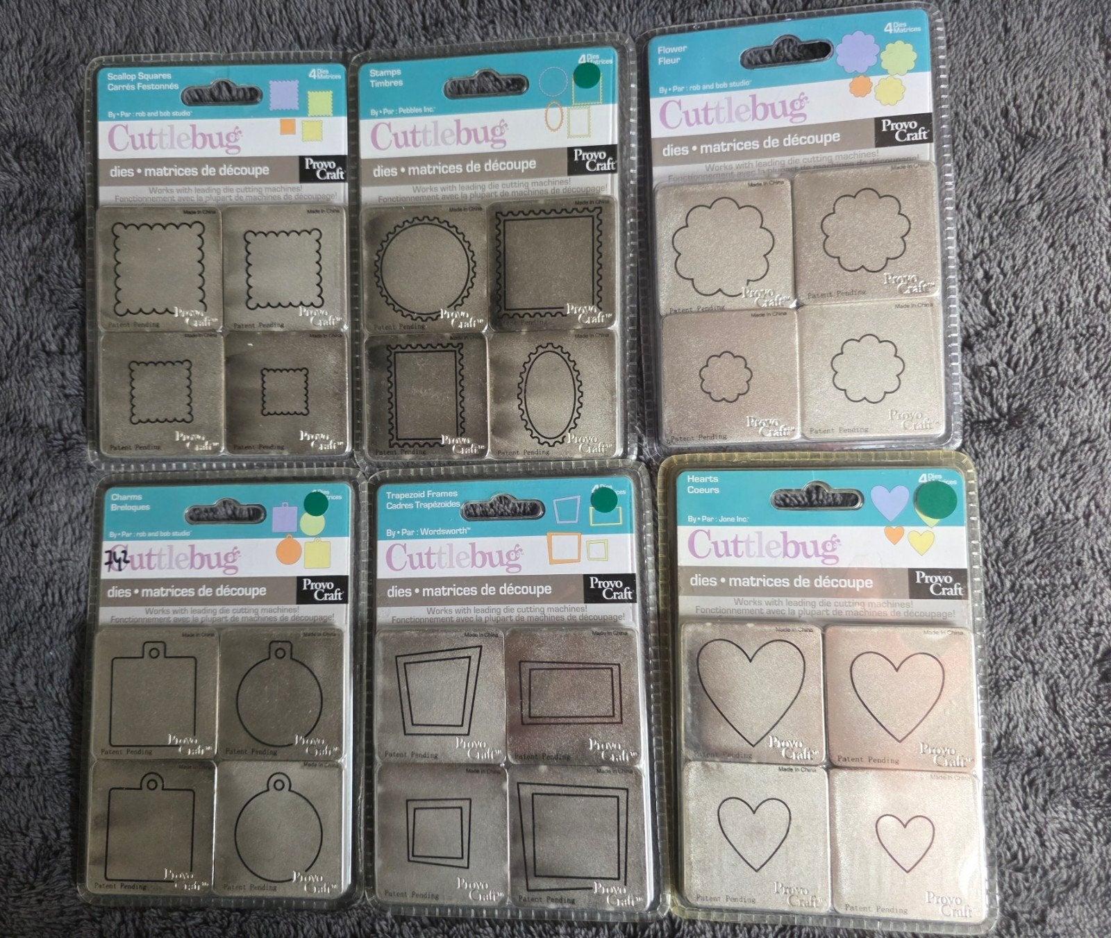 Cuttlebug snijmallen sets - diverse vormen, Hobby en Vrije tijd, Ophalen of Verzenden, Gebruikt, Knutselmateriaal, Overige merken