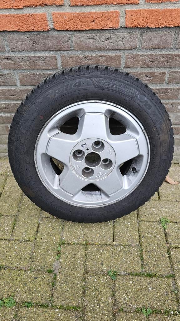 Set 4x100, Auto-onderdelen, Banden en Velgen, Ophalen, 14 inch, 175 mm, Winterbanden