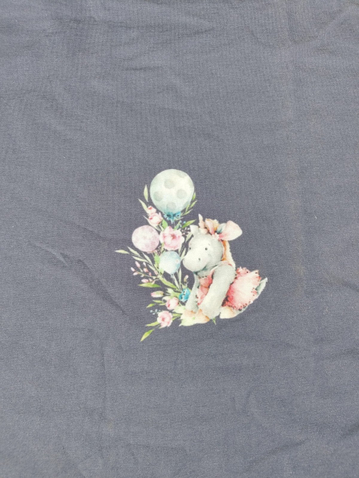 baby paneel - tricot katoen / donker blauw, Blauw, 120 cm of meer, Nieuw, Ophalen of Verzenden