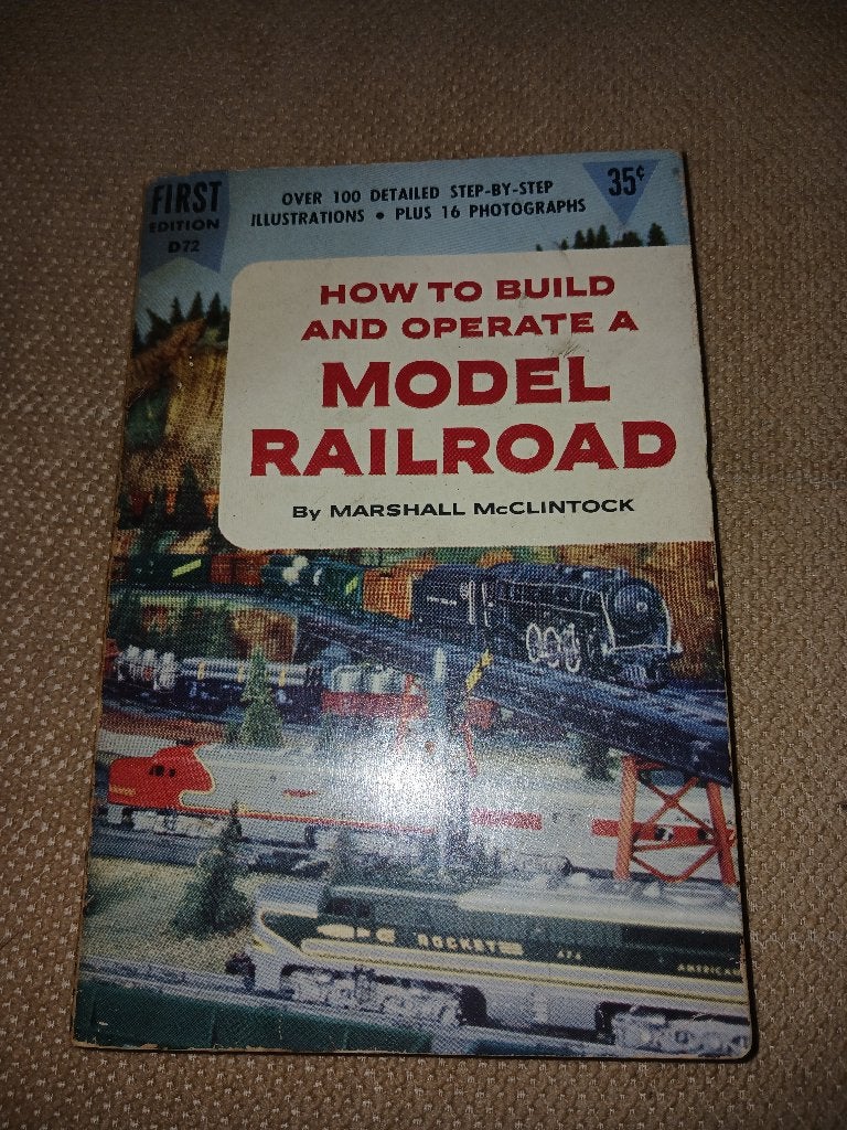 Vintage Ho scenery and how to build train layout, Hobby en Vrije tijd, Overige merken, Gebruikt, Gelijkstroom of Wisselstroom