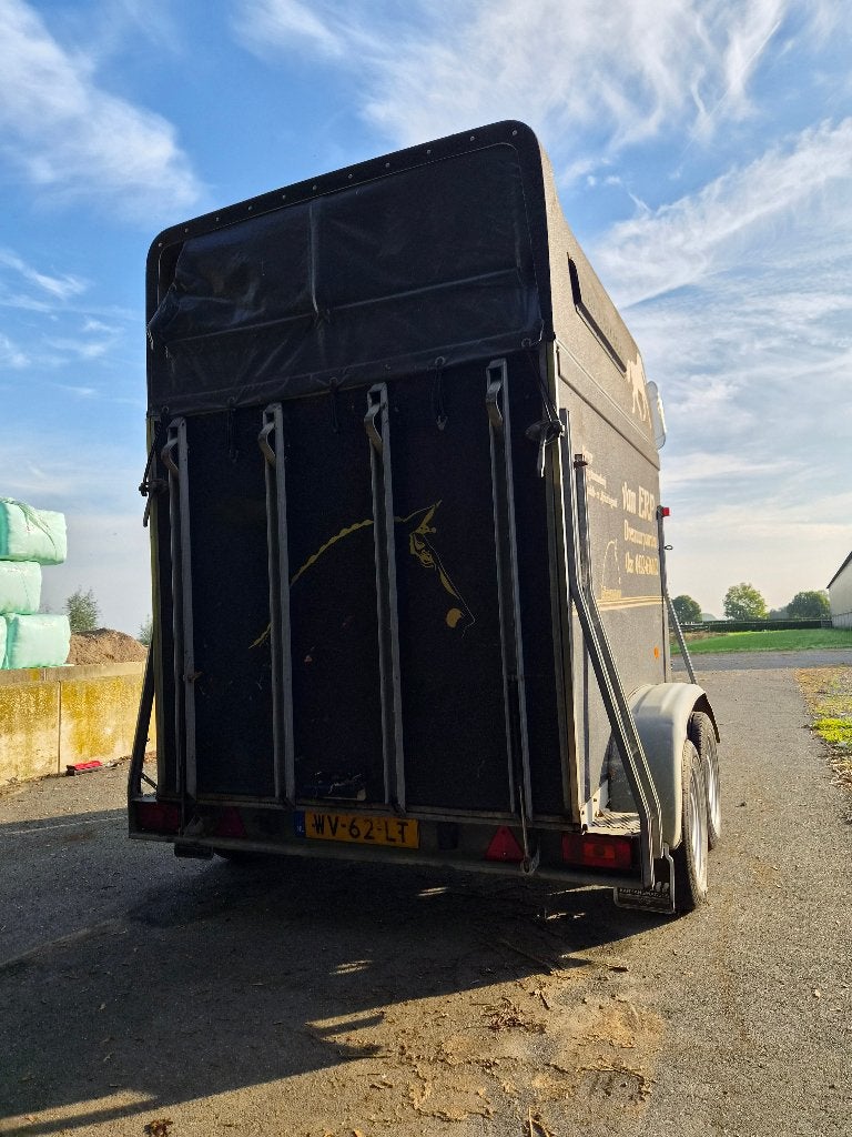 paardentrailer, Ophalen, Gebruikt, Polyester, 2-paards trailer