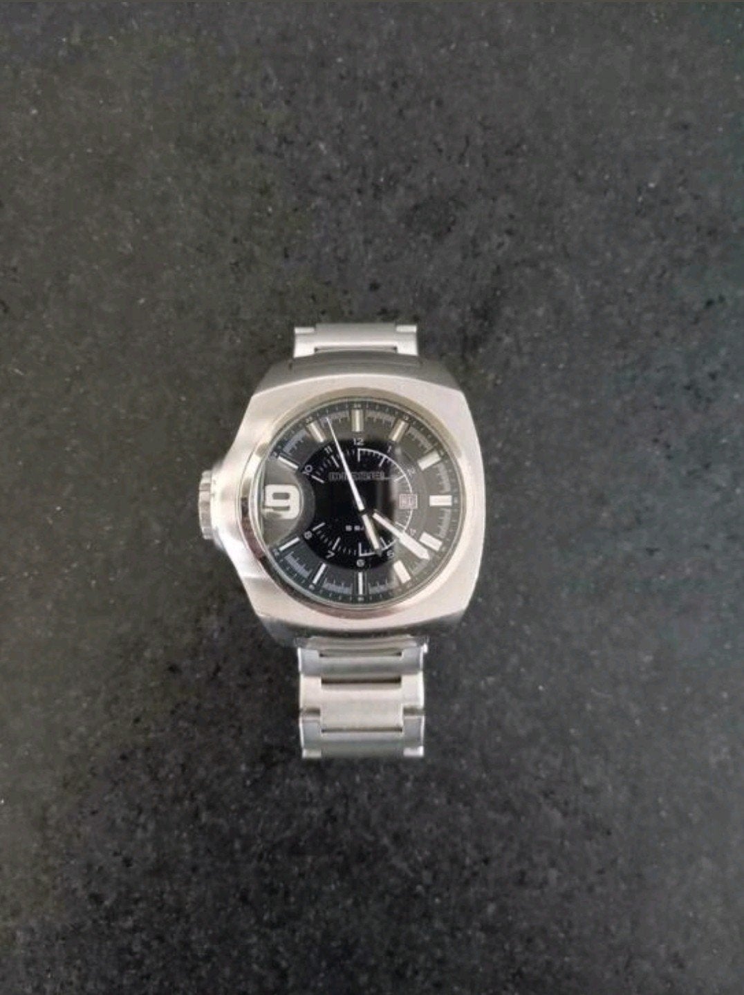 Diesel Heren horloge in doos, IOS, Ophalen of Verzenden, Zo goed als nieuw, Waterdicht