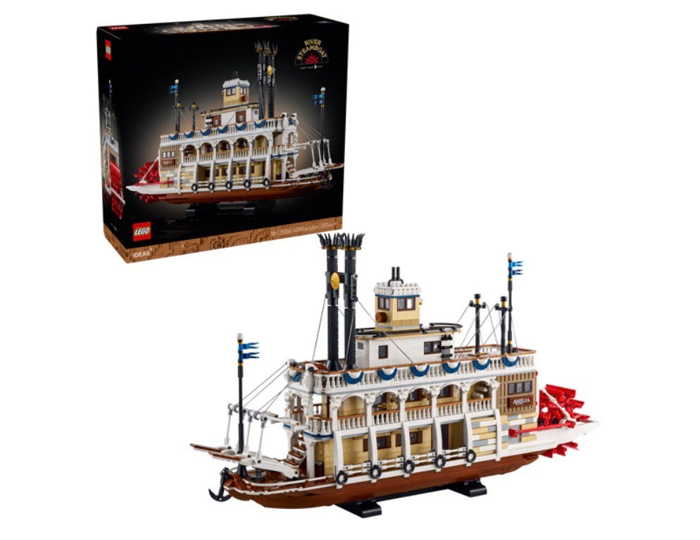 Lego Ideas 21356 Stoomboot - MISB nieuw in gesealde doos!, Lego, Nieuw, Ophalen of Verzenden, Ideas