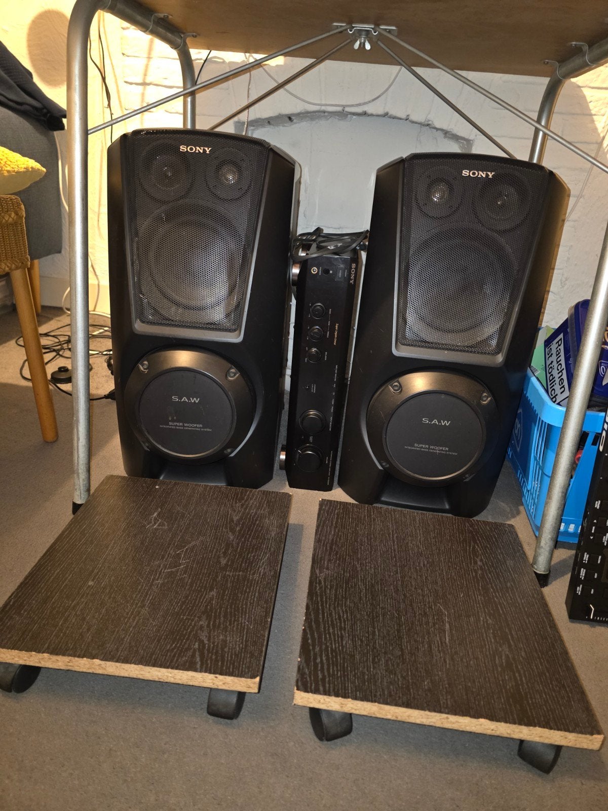 Sony Stereo Set: Versterker TA-FE300R & Speakers SS-XB8AV, Audio, Tv en Foto, Ophalen of Verzenden, Speakers, Sony