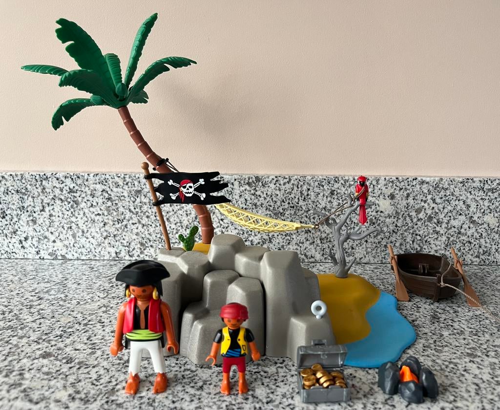 Playmobil 4139 pirateneiland helemaal compleet, Ophalen of Verzenden, Zo goed als nieuw
