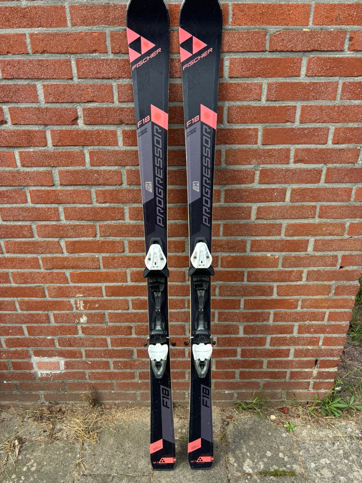Fischer ski’s met bindingen - 167 cm, Ophalen, 160 tot 180 cm, Fischer, Zo goed als nieuw