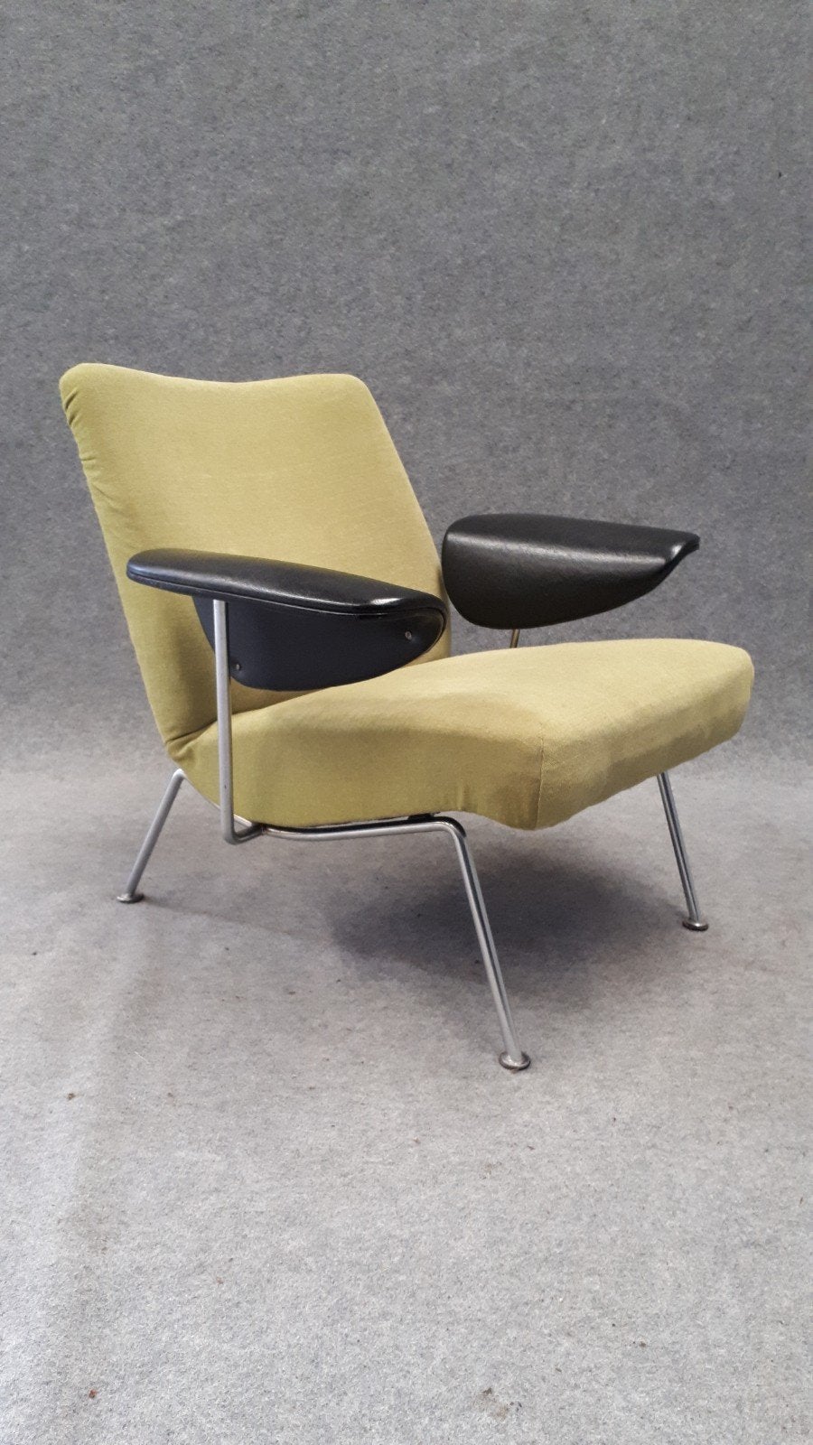 Vintage fauteuil, Huis en Inrichting, Fauteuils, Ophalen, Gebruikt, 75 tot 100 cm, Stof