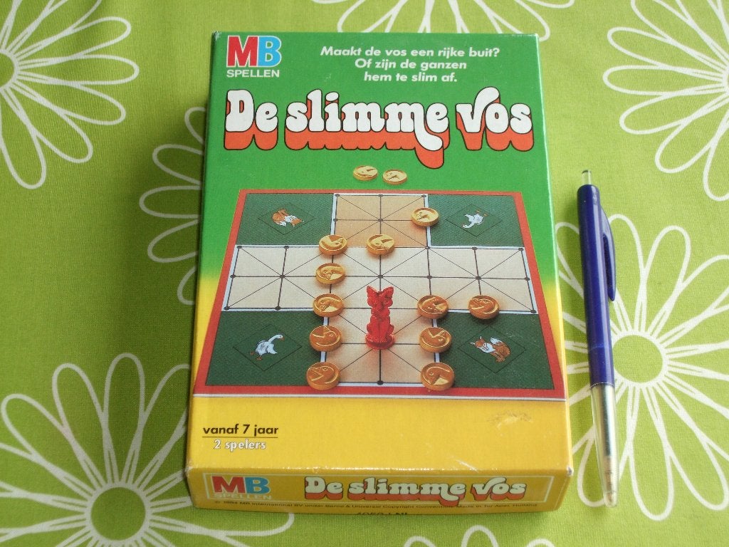 De slimme vos - Tactisch spel tussen de vos en de ganzen, Een of twee spelers, Ophalen of Verzenden, Gebruikt