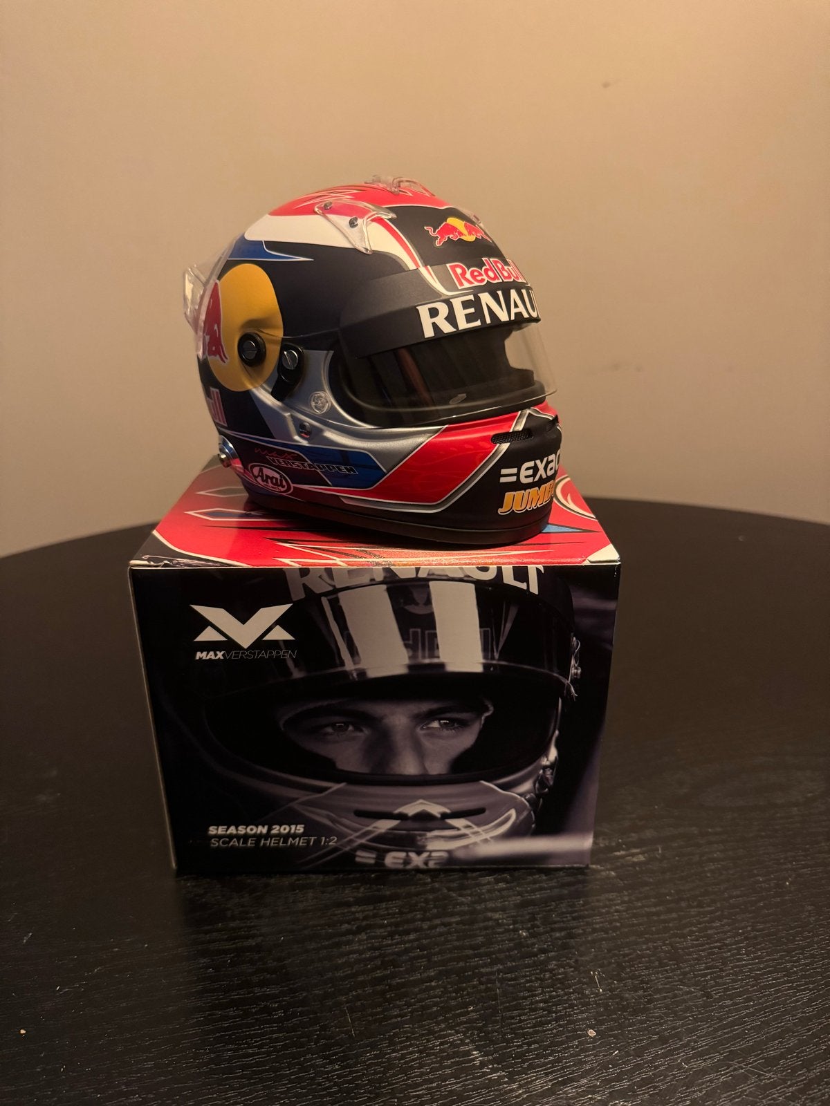 Max Verstappen helm 2015 1:2 Toro Rosso, Ophalen of Verzenden, Nieuw, Formule 1