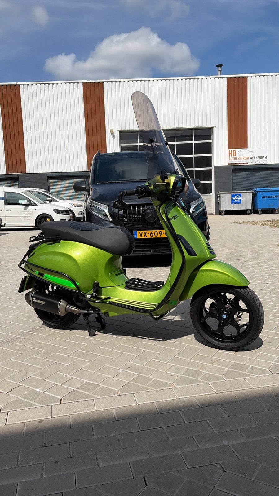 Vespa sprint akrapovic, Ophalen, Zo goed als nieuw, Benzine, Overige modellen