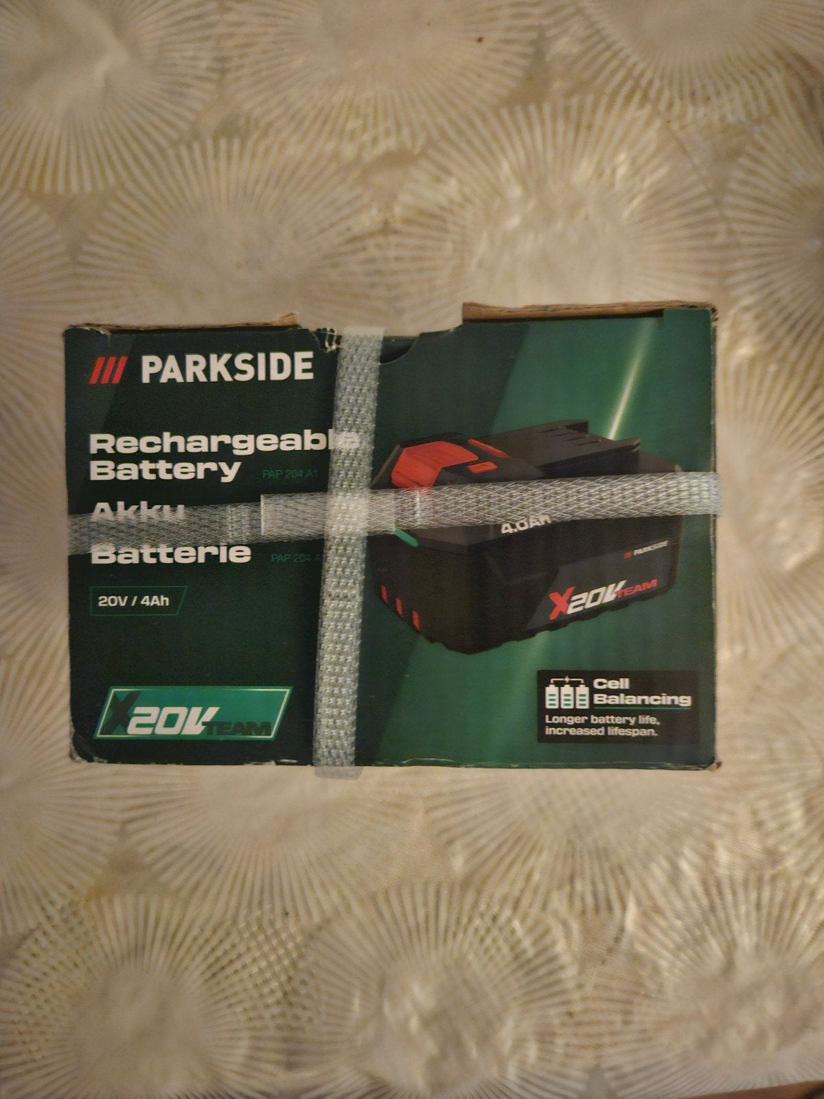Nieuwe Parkside 4Ah Accu - X 20V Team, Ophalen of Verzenden, Nieuw, Overige merken, Overige typen