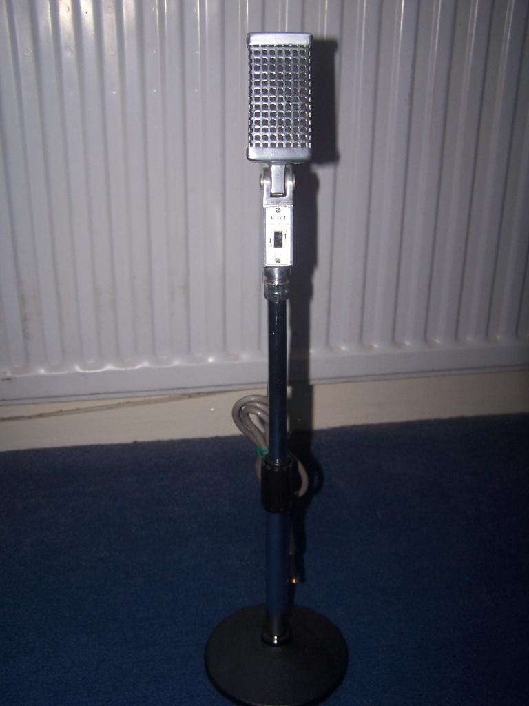 Mooie nostalgische microfoon., Ophalen of Verzenden, Gebruikt, Overige typen