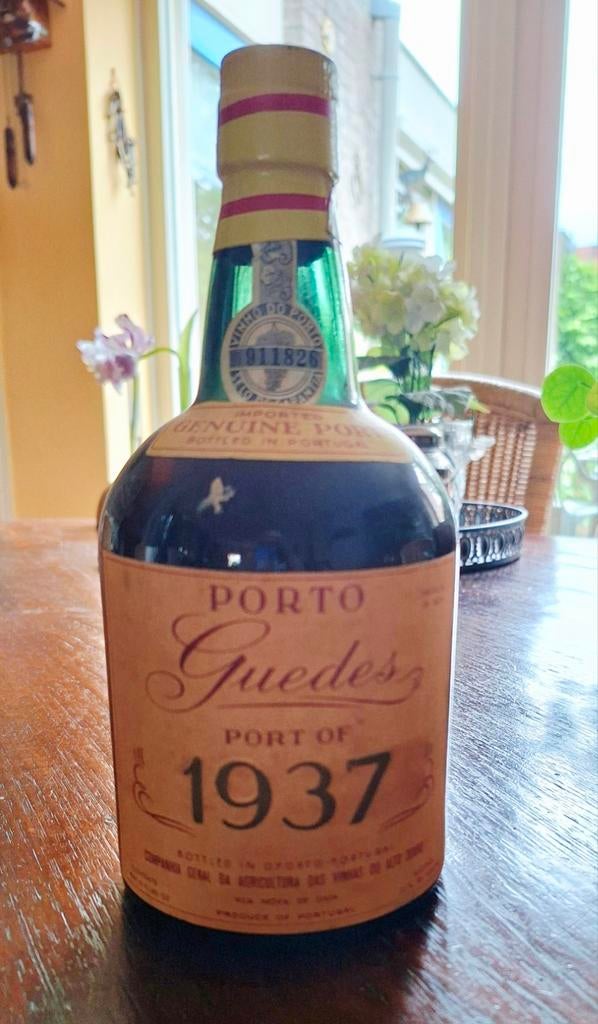Zeer oude Port van 1937 Huis Guedes Porto, Ophalen of Verzenden, Overige gebieden, Port
