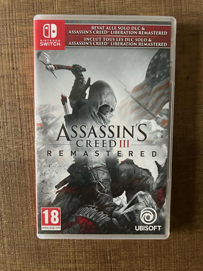 Assassin's Creed III Remastered - Nintendo Switch, Avontuur en Actie, Vanaf 18 jaar, 1 speler, Ophalen of Verzenden