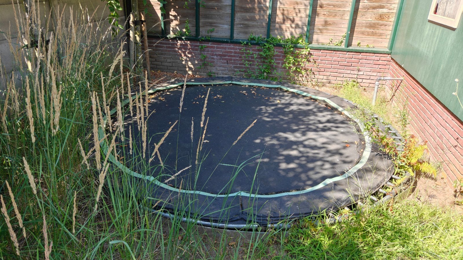 Trampoline 370cm, Ophalen, Gebruikt
