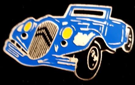 Citroën Traction pin- lichtblauw-groot, Verzenden, Nieuw, Transport, Speldje of Pin