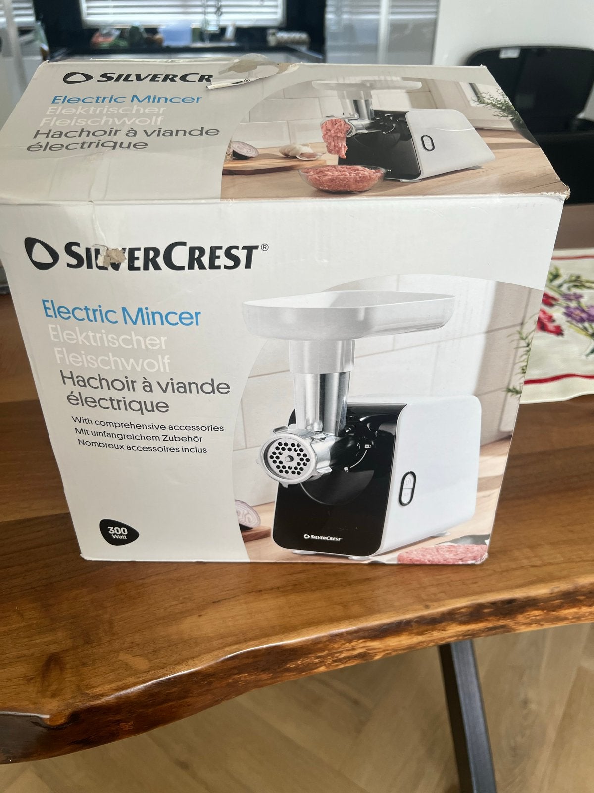 Silvercrest Elektrische Vleesmolen - Nieuw in Doos, Minder dan 1 liter, Ophalen, Nieuw, 1 snelheid