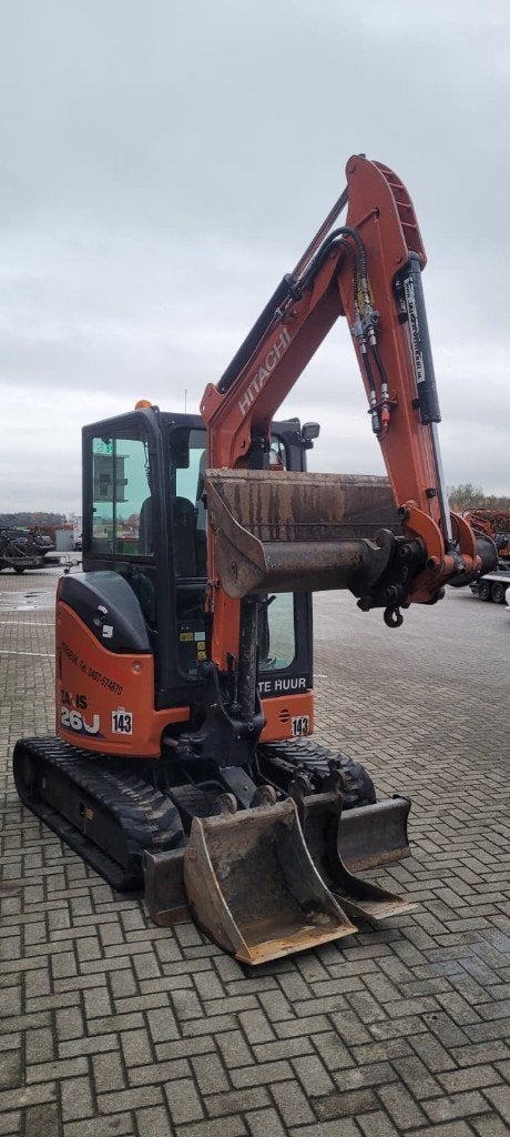Hitachi Zx26A BJ2022 2400uur, Ophalen of Verzenden, Graafmachine