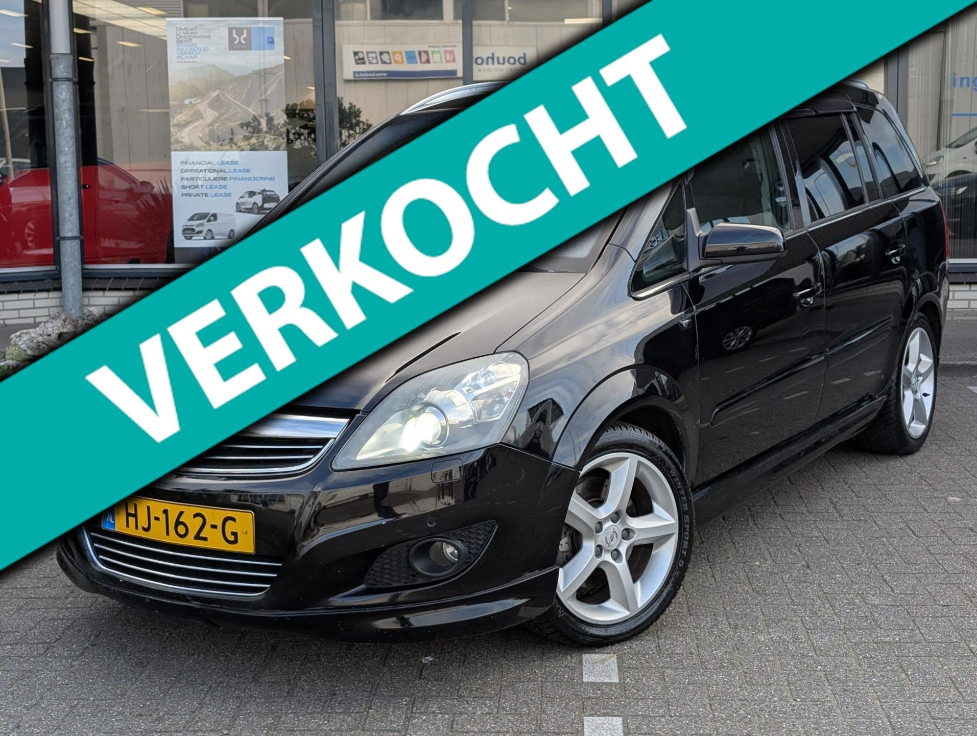 Opel Zafira 2.2 Executive, Auto's, Opel, Parkeersensor, Gebruikt, Zwart, 4 cilinders