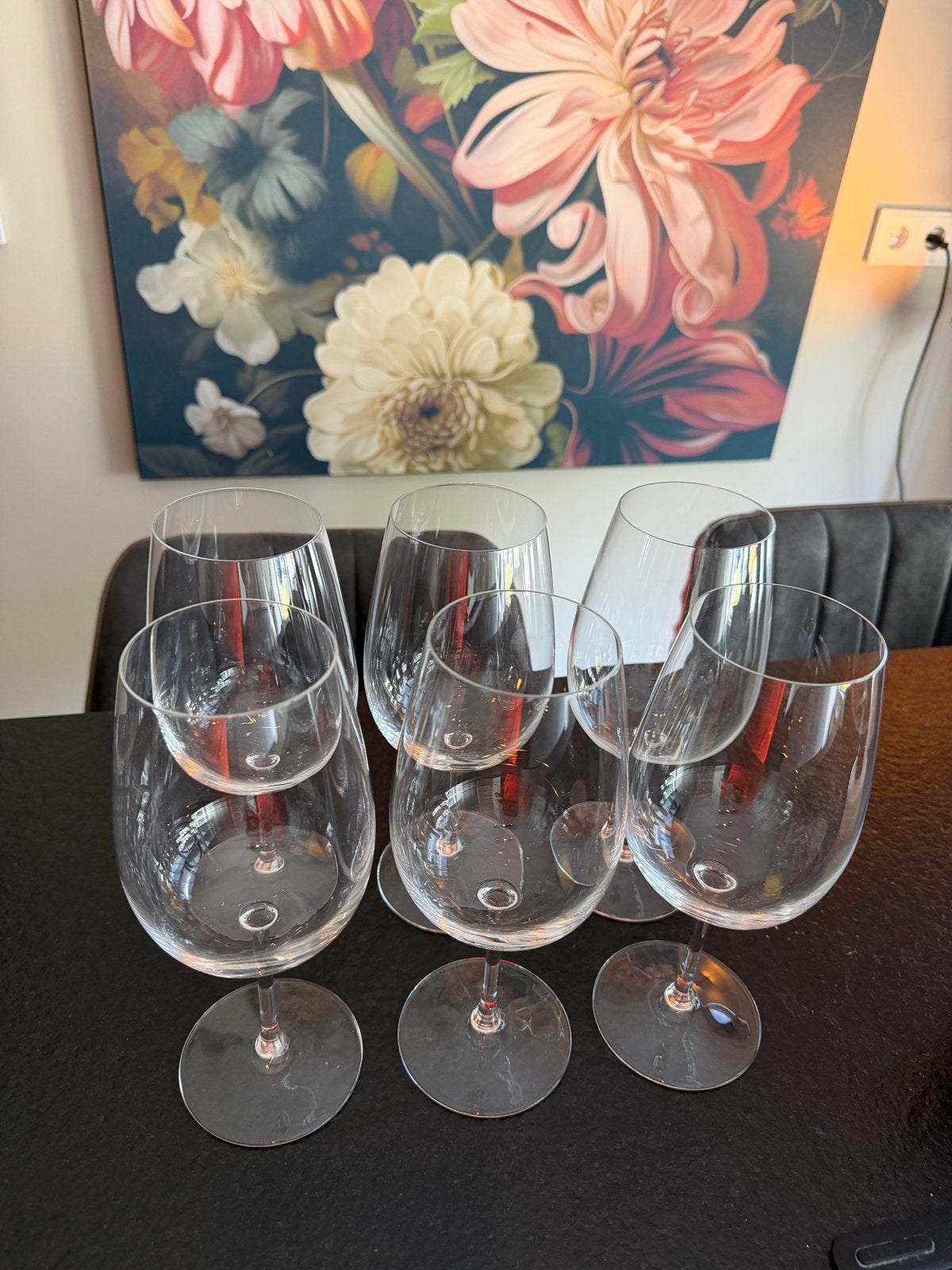 IKEA Rode wijnglazen - Set van 6, Ophalen, Glas of Glazen, IKEA, Overige stijlen